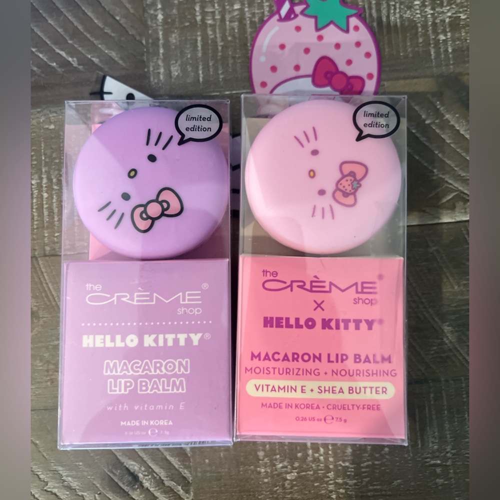 NIB-The Creme shop lip balms